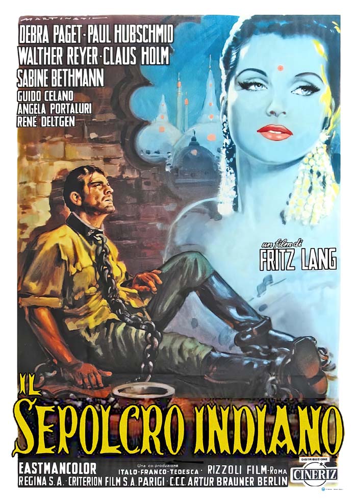 The Indian Tomb (1959) vintage movie poster